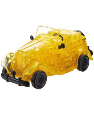 Areyougame 3D Crystal Puzzle - Classic Car Yellow - 53 Piece