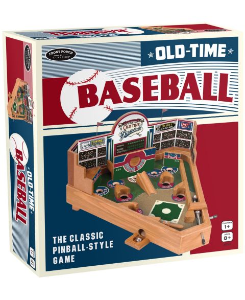 Детская настольная игра Front Porch Classics Old-Time Baseball Pinball Board Game, Ages 8+