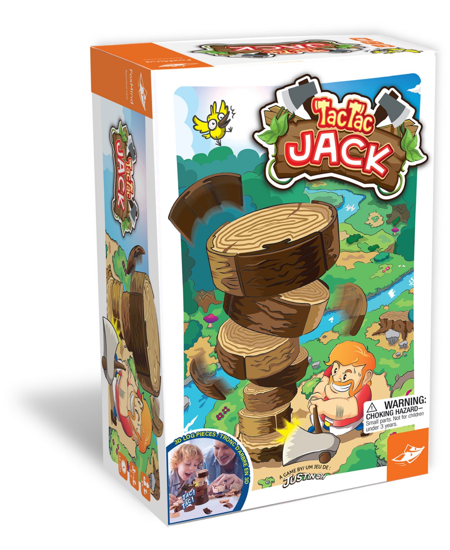 Детская настольная игра FoxMind Games Tac Tac Jack Board Game, Ages 5+ — фото 1