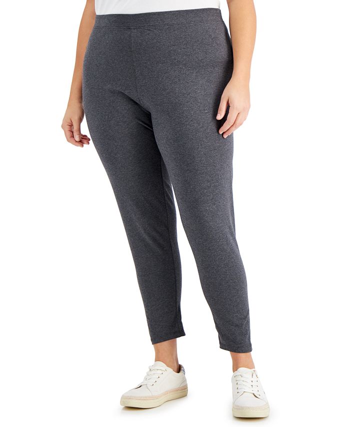 Karen Scott Plus Size 2-Pk. Leggings, Created for Macy's - Macy's