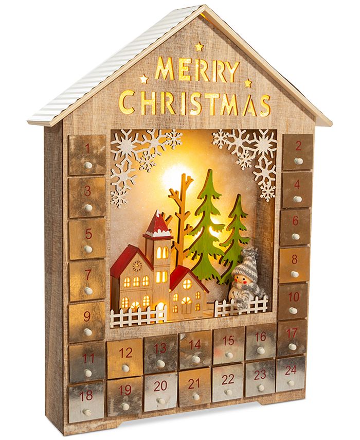Kurt Adler LightUp Advent Calendar House Macy's