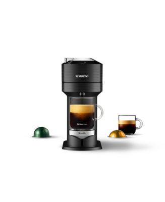 Nespresso Vertuo Coffee and Espresso Machine by Breville, Chrome with  Aeroccino Milk Frother - Macy's