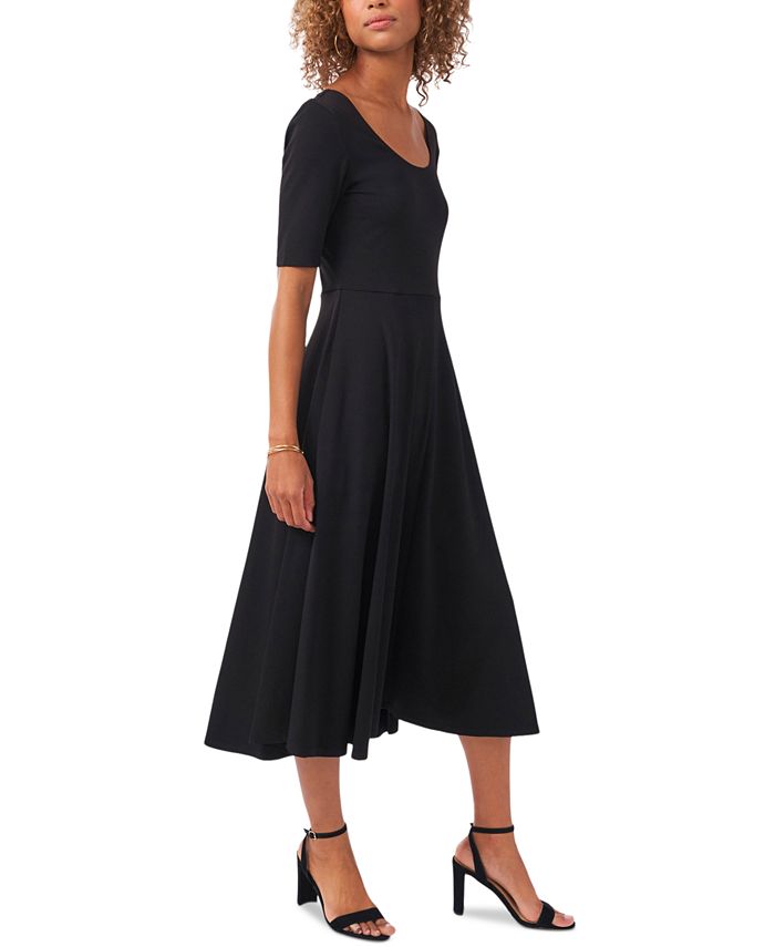 MSK Fit & Flare Midi Dress - Macy's