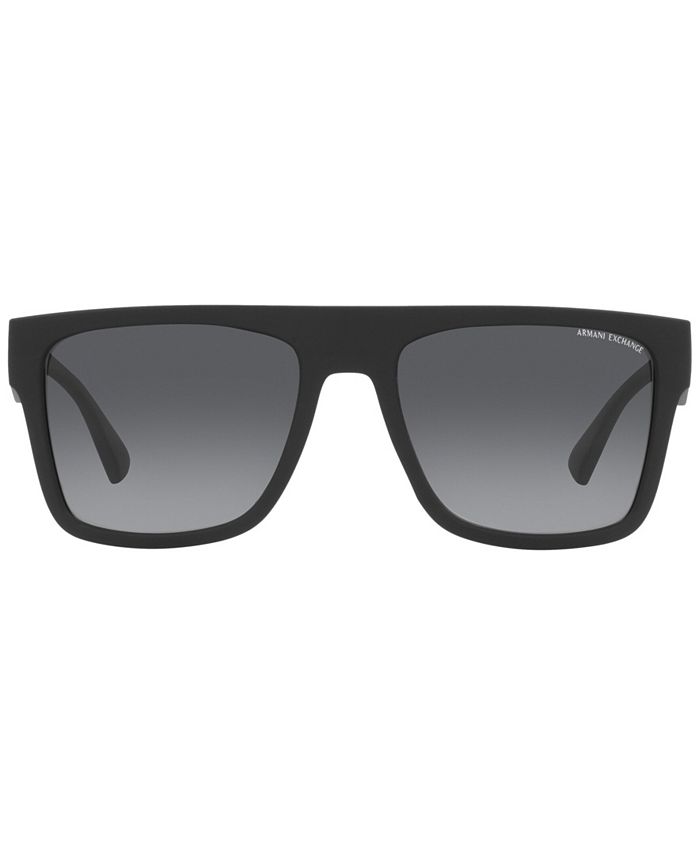A|X Armani Exchange Men's Polarized Sunglasses, AX4113S 55 - Macy's