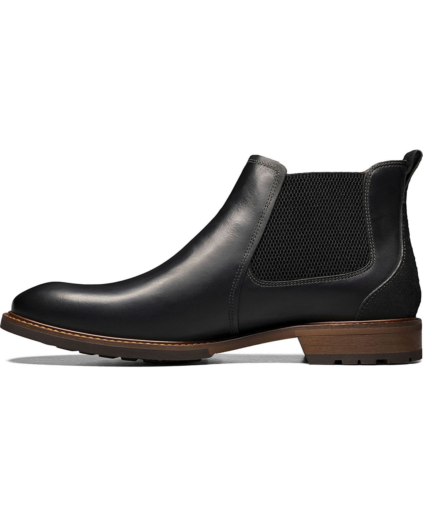 Мужские ботинки Florsheim Chalet Plain Toe Gore, цвет: Чёрный — фото 4