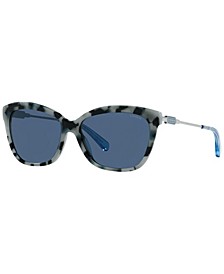 Women's Low Bridge Fit Sunglasses, HC8305F 57