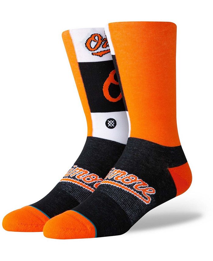 Stance Men's Black Baltimore Orioles Pop Fly Logo Crew Socks - Macy's