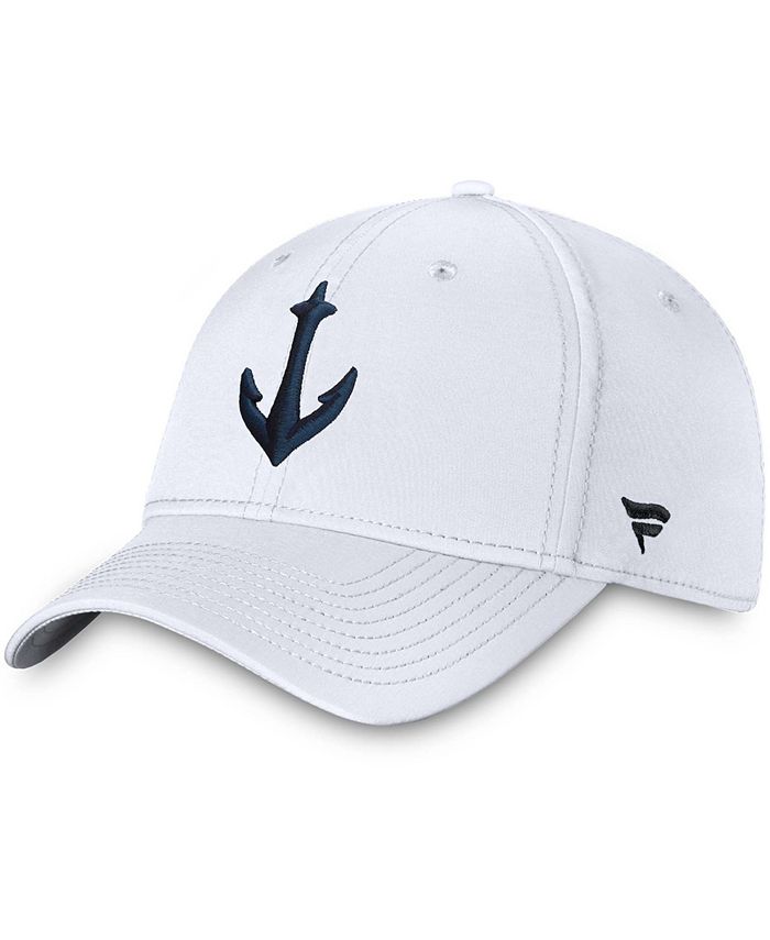 Fanatics Men's White Seattle Kraken Secondary Logo Flex Hat Macy's