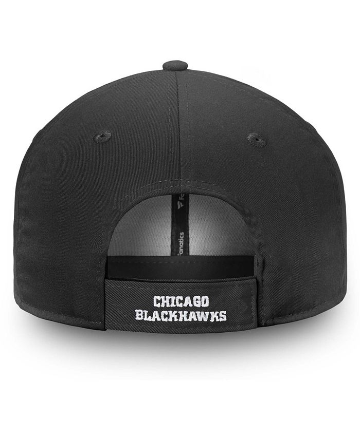 Fanatics Men's Black Chicago Blackhawks Core Adjustable Hat - Macy's