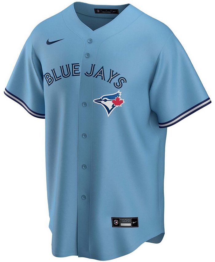 Nike Men's Toronto Blue Jays Official Blank Replica Jersey - Macy's