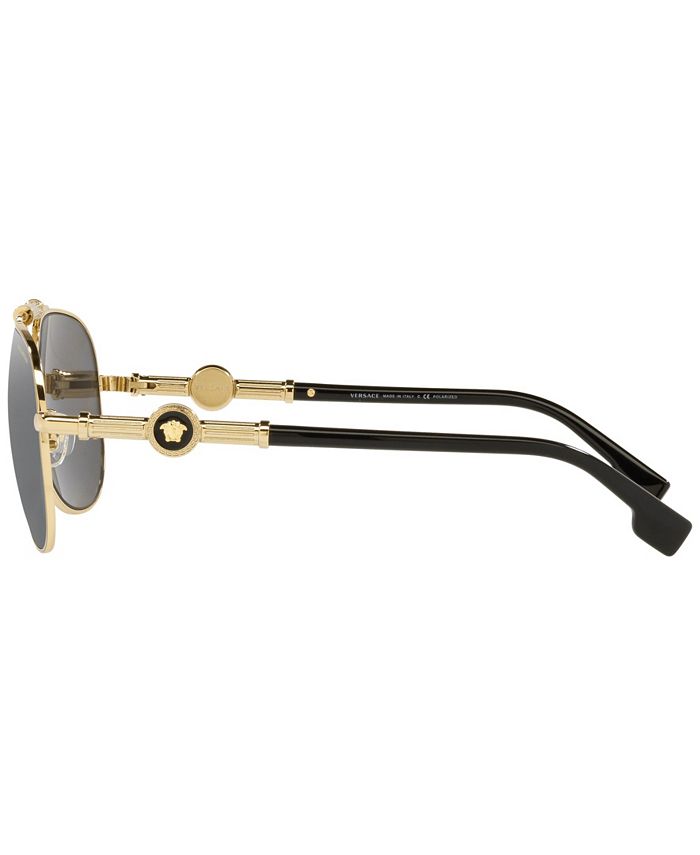 Versace Unisex Polarized Sunglasses, VE2236 - Macy's
