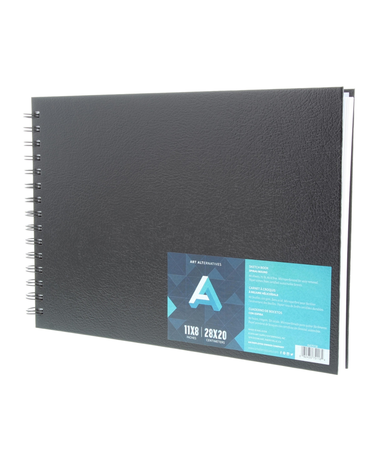 Art Alternatives Spiral-Bound Sketch Book