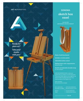 Art Alternatives Sonoma Sketch Box Easel