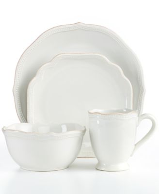Lenox - French Pearl Bead White 4-Piece Place Setting