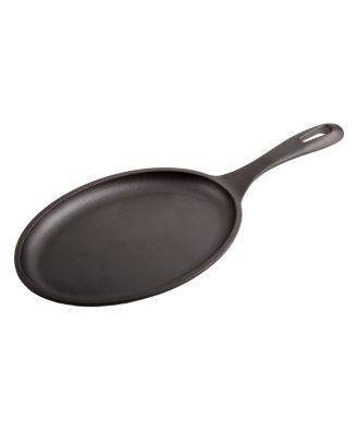 Cast Iron Fajita Skillet. Black Serving Platter Seasoned