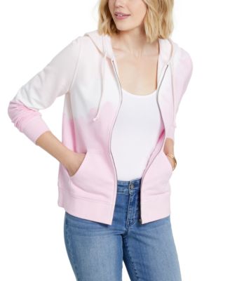 Style & Co - Petite Tie-Dye Zip Hoodie