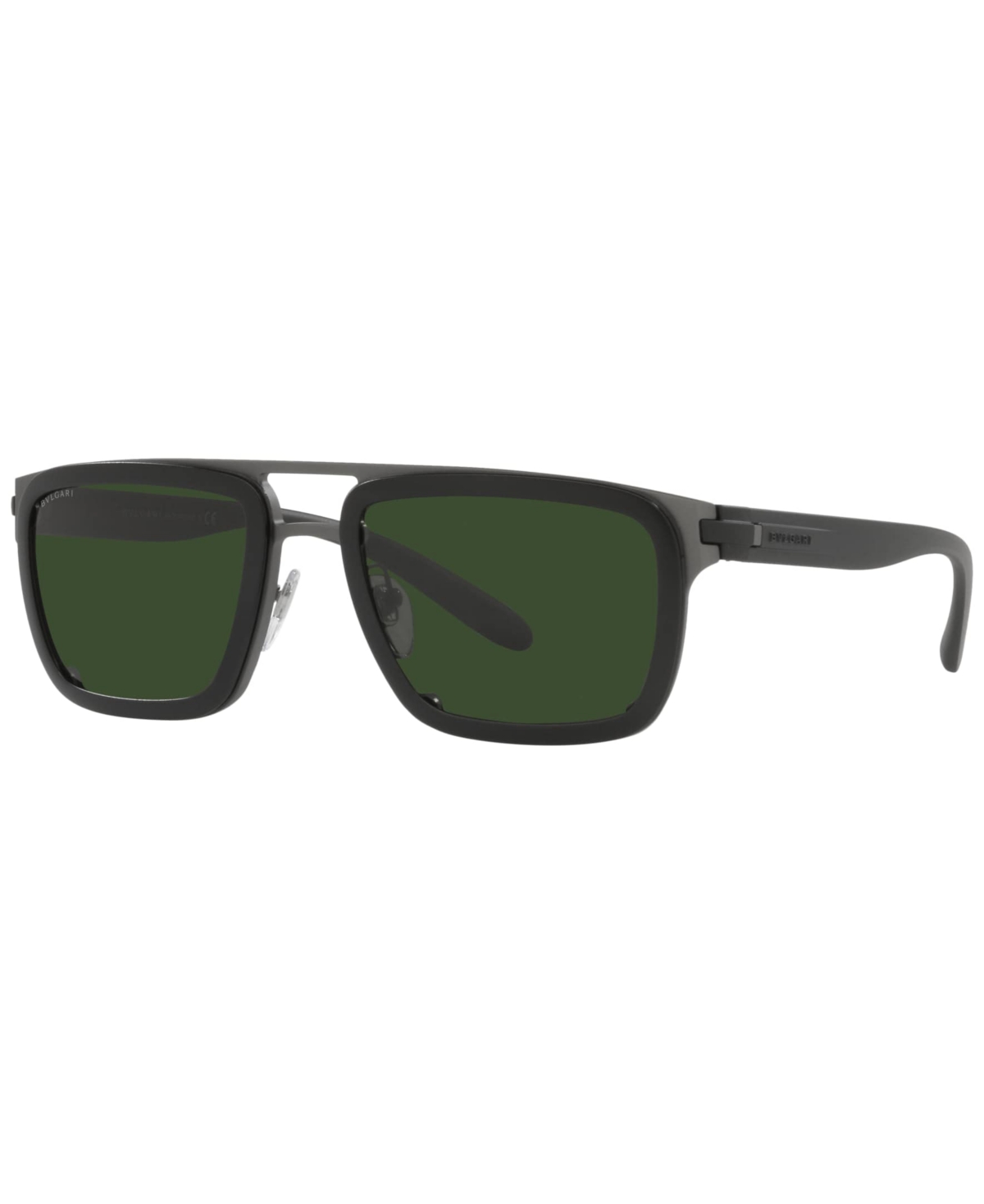 Shop Bvlgari Men's Sunglasses, Bv5057 60 In Gunmet Alluminium,black
