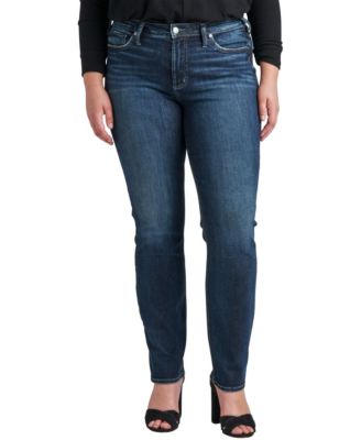 silver plus size jeans