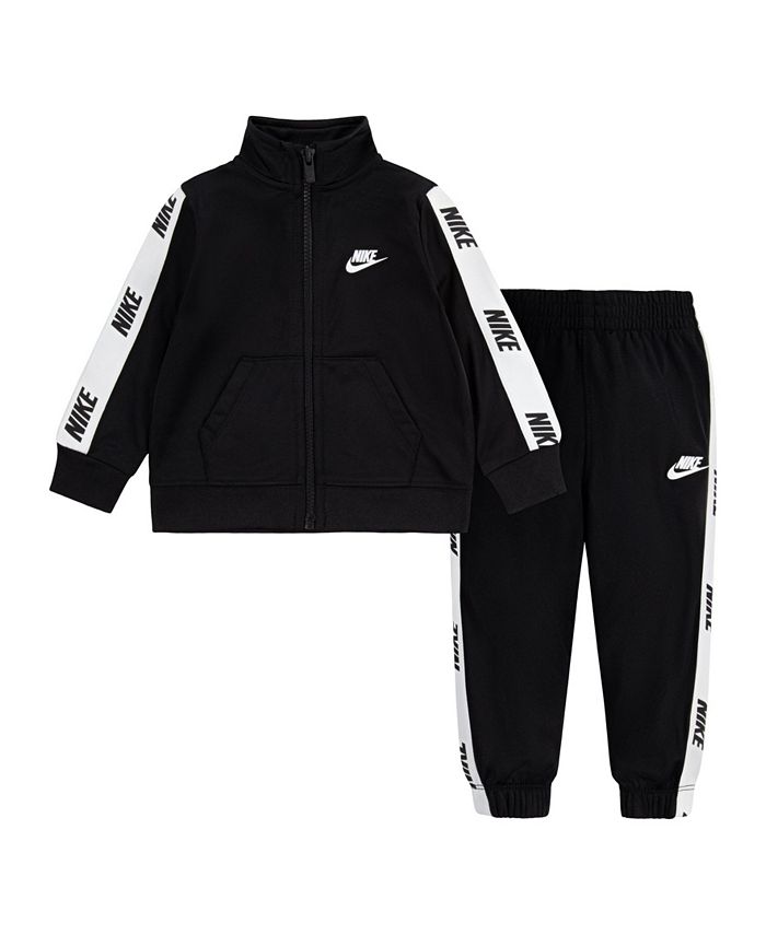 Nike Toddler Boys Wordmark Taping Tricot Jacket and Joggers, 2 Piece ...