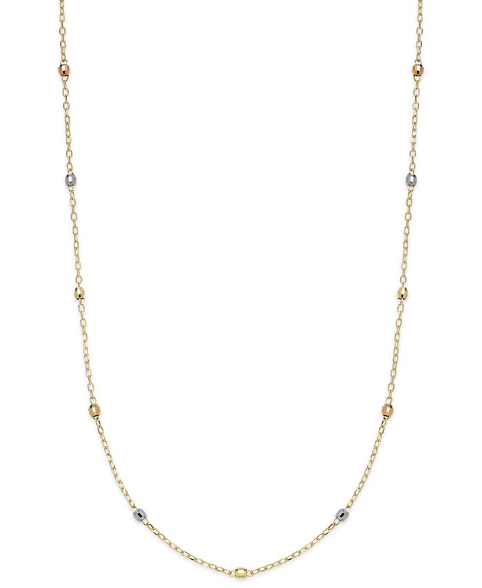 Macys 14k on sale gold necklace