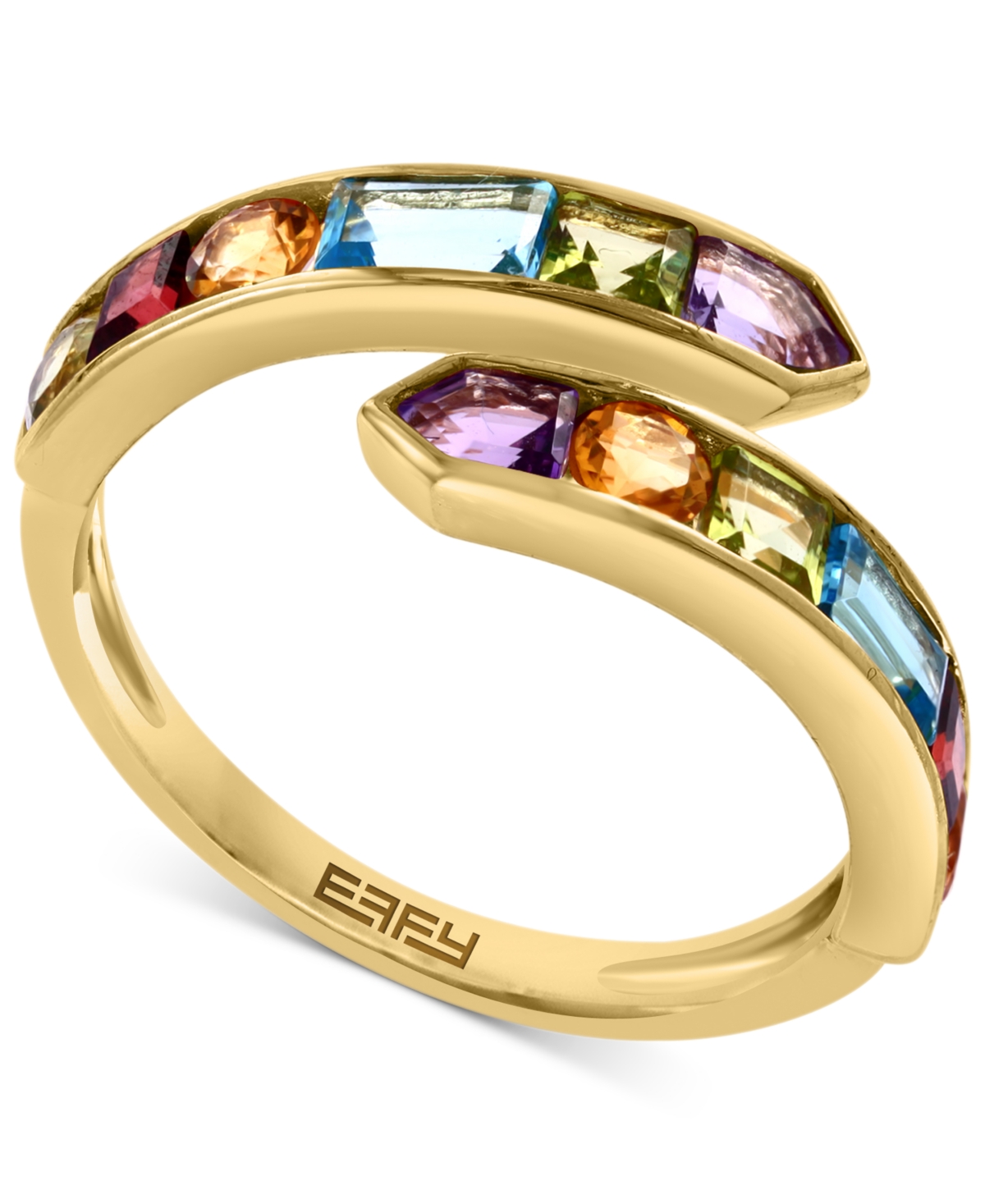 Effy Multi-Gemstone Bypass Ring (2-1/2 ct. t.w.) in 14k Gold - Multi