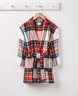 Plush Flannel Kid's Robe - Macy's