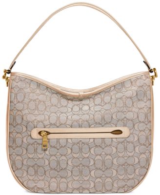 coach signature jacquard bag