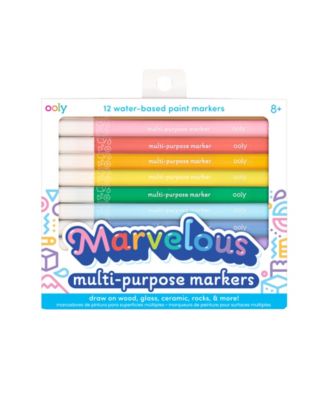 Ooly Marvelous Multi-Purpose Paint Marker, Set of 12