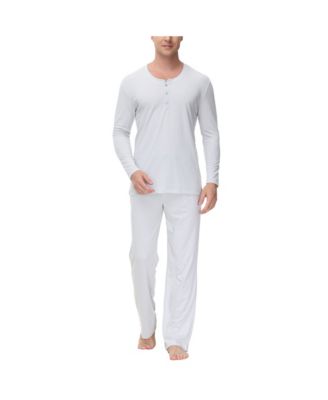 INK+IVY - Men's Two Piece Henley Pajama Set
