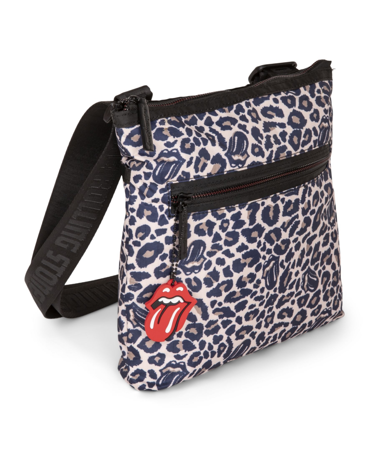 Evolution Collection Crossbody Bag with Top Main Zippered Opening - Cheetah Print