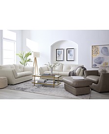 Tibie Leather Sofa Collection, Created for Macy's