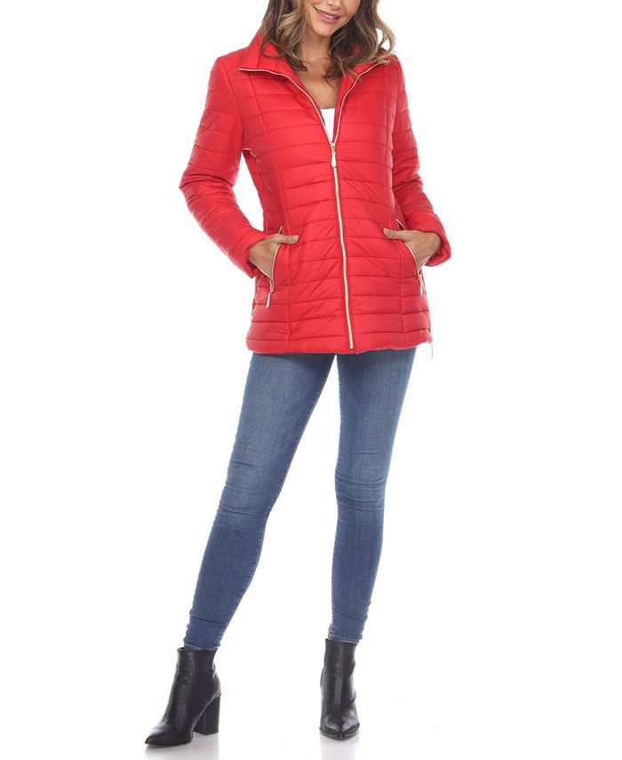 White Mark Women's Puffer Coat Macy's