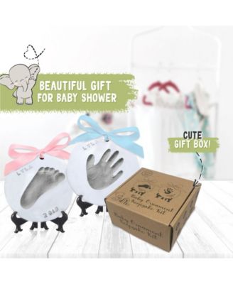 thumbnail image 2 of Kate & Milo Handprint And Footprint Heart Keepsake, Baby's Christmas 2 of 11