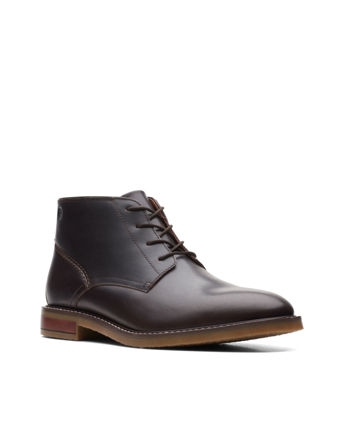 Clarks Men's Jaxen Mid Boots Men's Shoes In Brown Leather | ModeSens