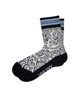 Leopard Cotton Women's Quarter Socks