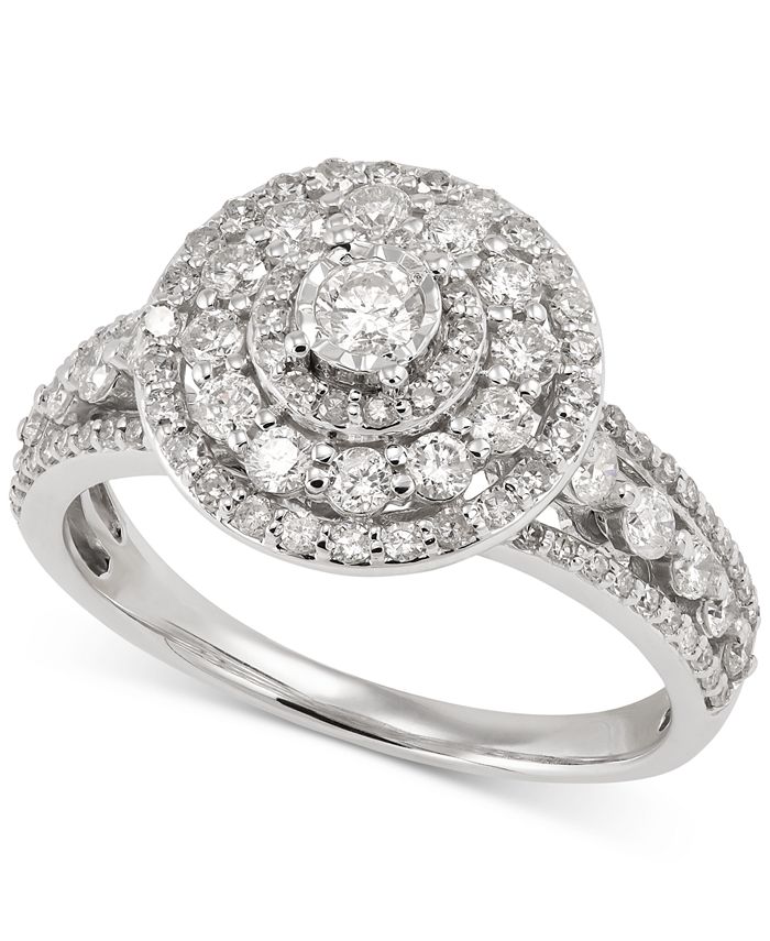 Raised halo new arrivals engagement rings