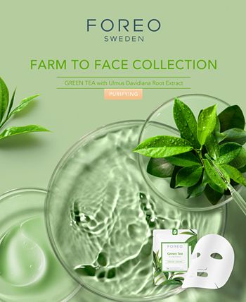 FOREO Farm To Face Sheet Mask - Green Tea, 3-Pk. - Macy\'s | Gesichtsmasken