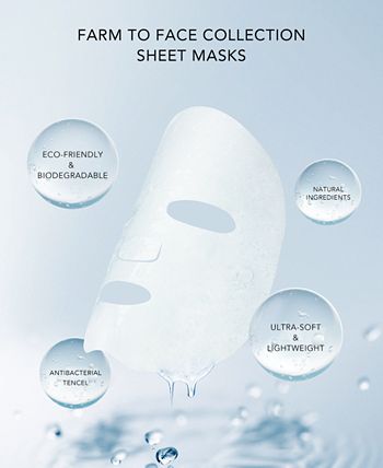 Coconut - Face Mask Oil, 3-Pk. FOREO Sheet To - Farm Macy\'s