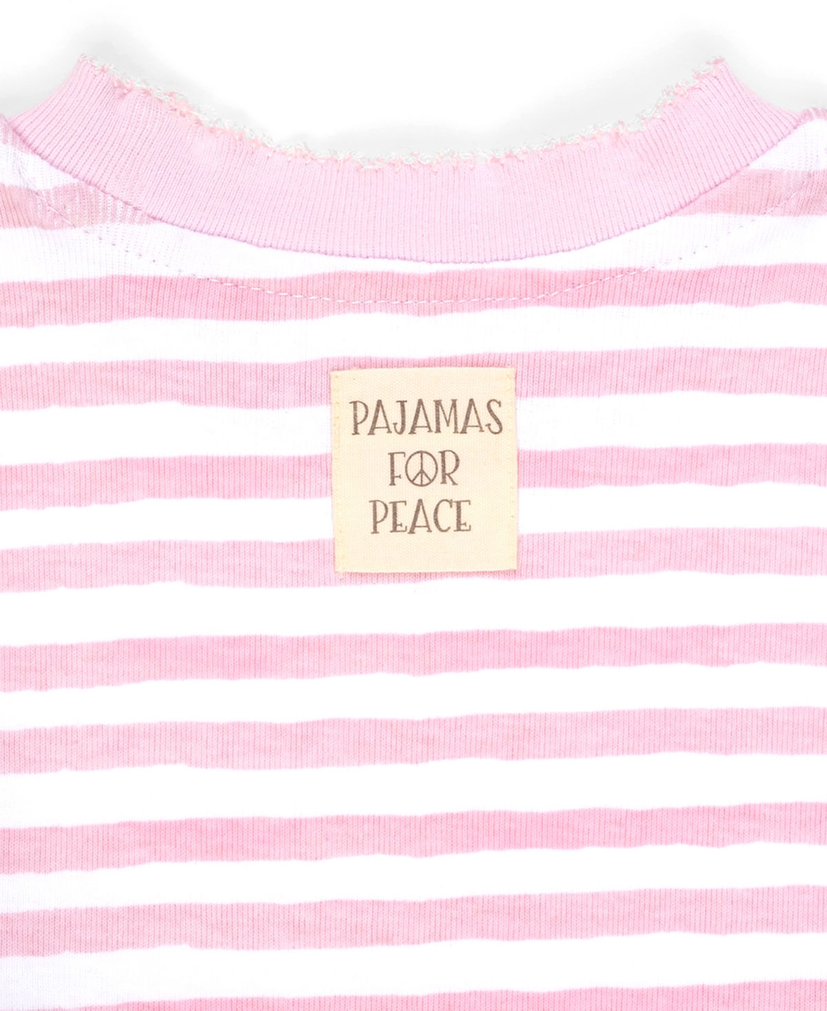 Pajamas for Peace Little Boys and Girls Petal Stripe 2-Piece Matching Family Pajama Set