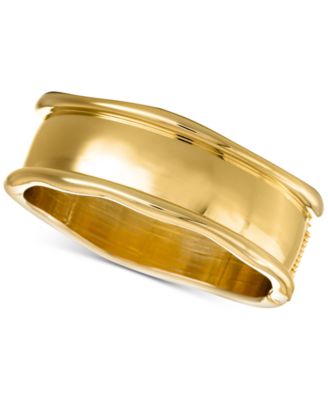Photo 1 of Alfani Gold-Tone Sculptural Bangle Bracelet, Created for Macy's