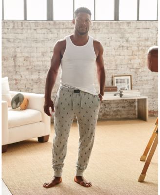 Men's Lightweight Cotton Logo Pajama Pants