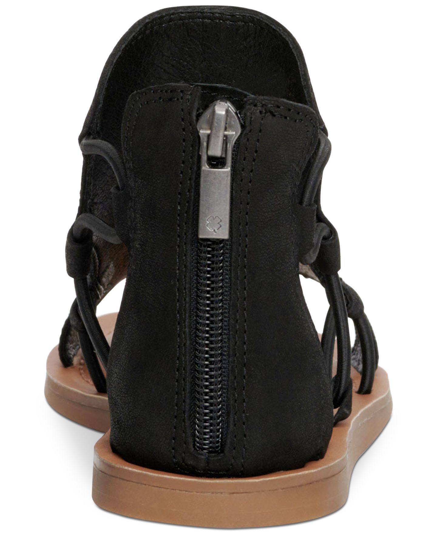 Женские сандалии Lucky Brand Bartega Gladiator, цвет: Чёрный — фото 3