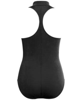 Deep Dive Coco Plunging Underwire One-Piece Swimsuit