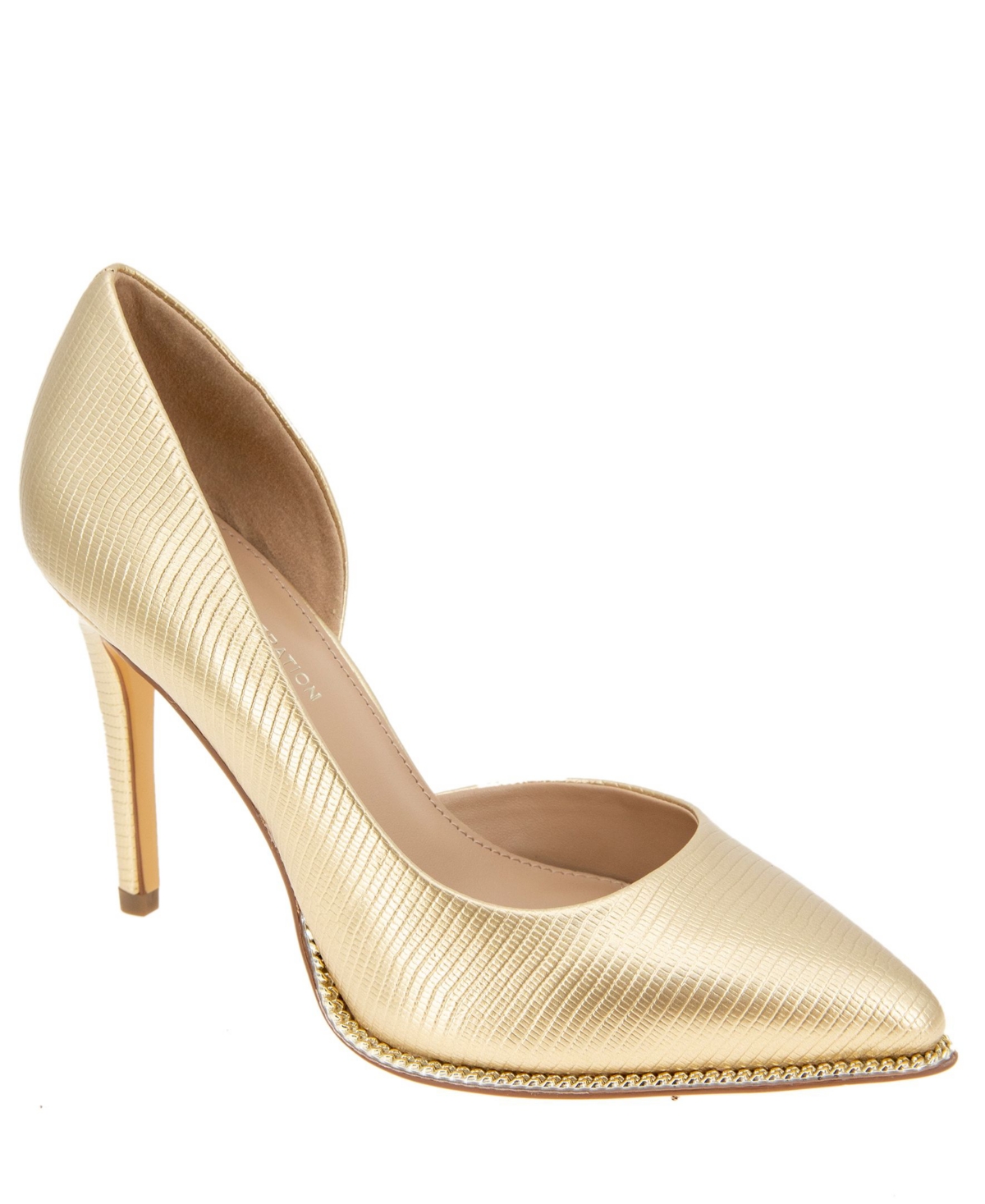 Shop Bcbgeneration Women's Harnoy Pointed-toe D'orsay Pumps In Platino