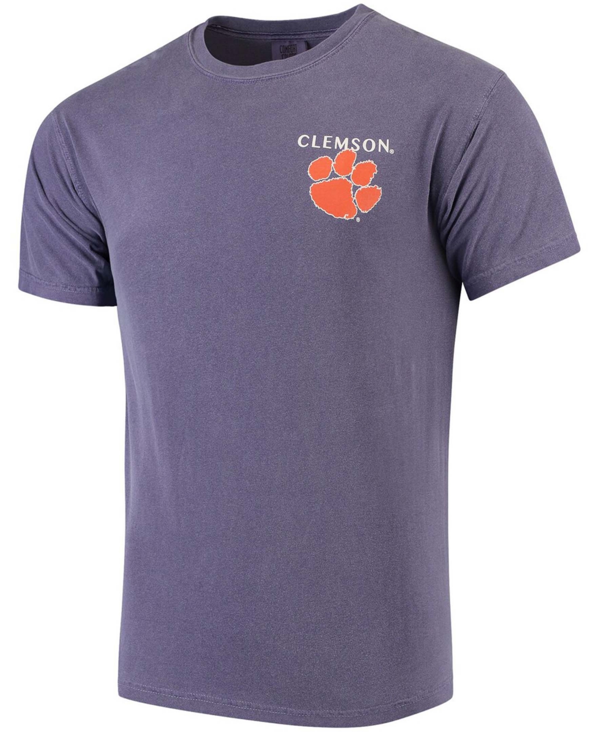 Men's Purple Clemson Tigers Campus Local Comfort Colors T-shirt - Purple
