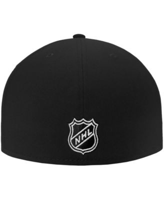 Men's Black Pittsburgh Penguins Core Primary Logo Fitted Hat