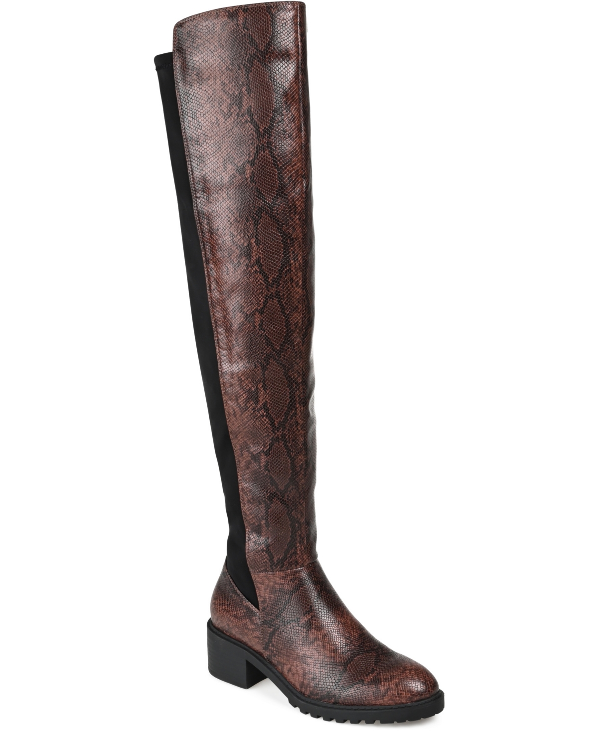 Women's Aryia Extra Wide Calf Boots - Snake