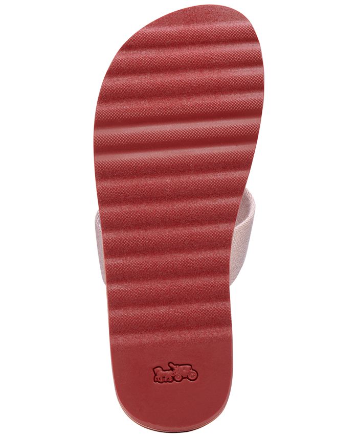 COACH Women's Zoe Thong FlipFlop Sandals & Reviews Sandals Shoes
