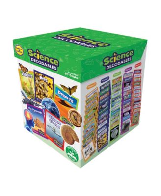 Science Decodables Non-Fiction Boxed Educational Learning Set, 60 Pieces