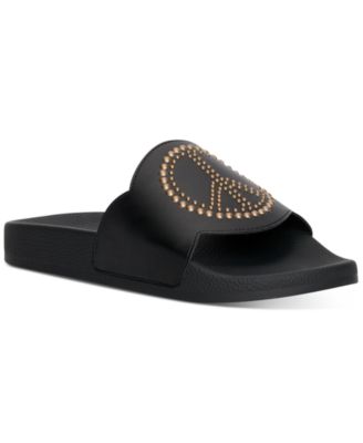 Lucky Brand - Women's Phillon Studded Pool Slide Sandals